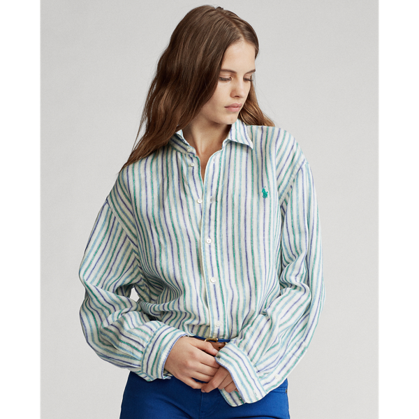 Striped Linen Shirt Polo Ralph Lauren 1