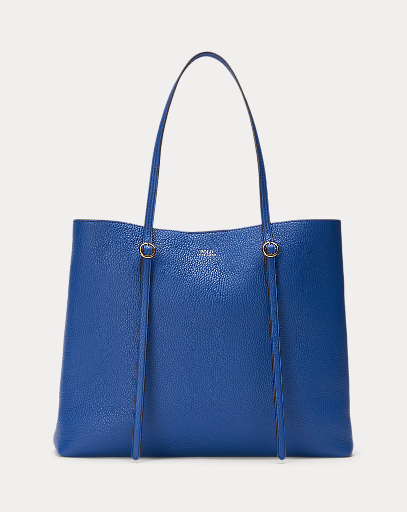 Pebbled Leather Lennox Tote Polo Ralph Lauren 1