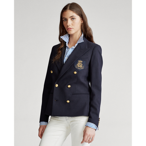 Bullion Double-Breasted Blazer Polo Ralph Lauren 1