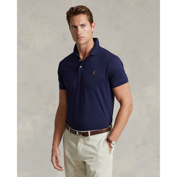 Custom Slim Fit Soft Cotton Polo Shirt Polo Ralph Lauren 1