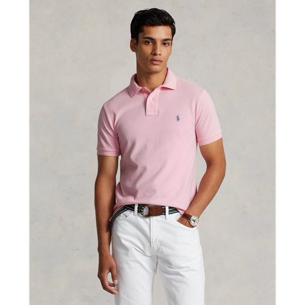 Slim fit mesh Polo-shirt