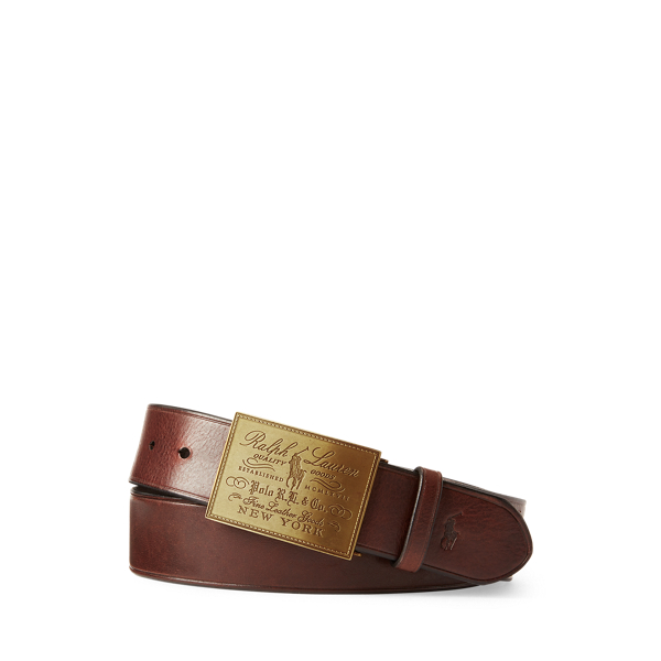 Heritage Plaque-Buckle Belt Polo Ralph Lauren 1