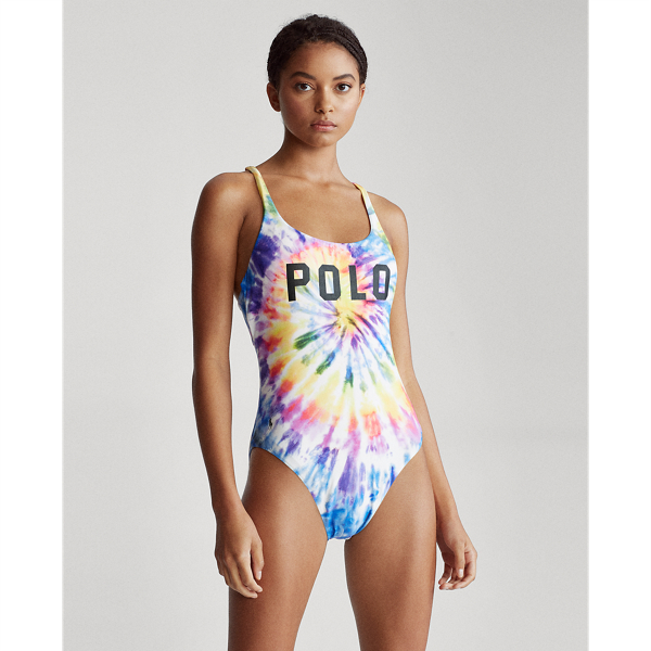 Polo tie dye swimsuit outlet