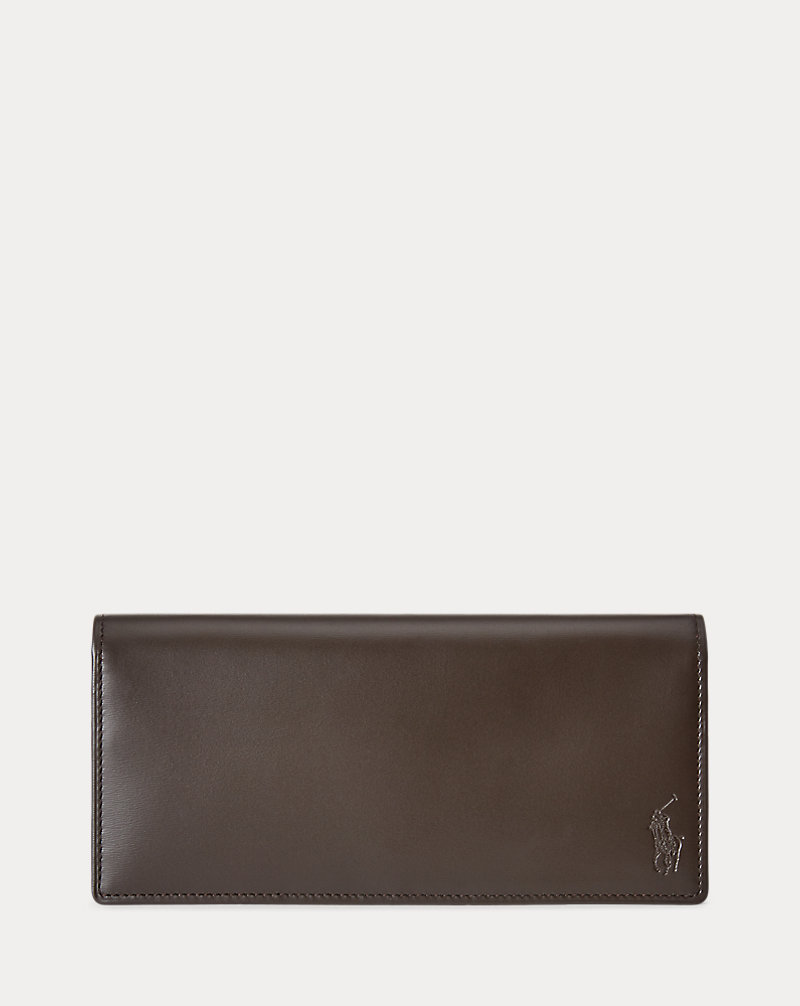 Calfskin Long Wallet Polo Ralph Lauren 1