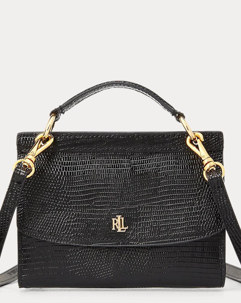 Lizard-Print Leather Belt Bag Lauren 1