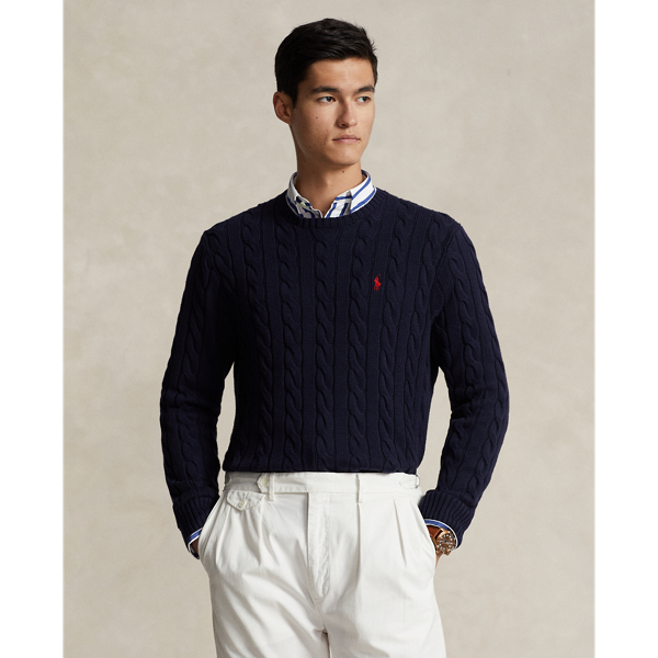 Cable-Knit Cotton Sweater | Ralph Lauren