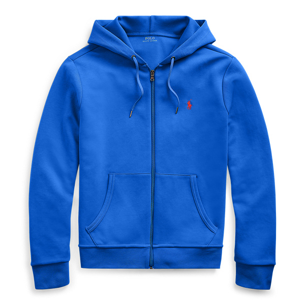 Double Knit Full Zip Hoodie - Red – Blowes Clothing