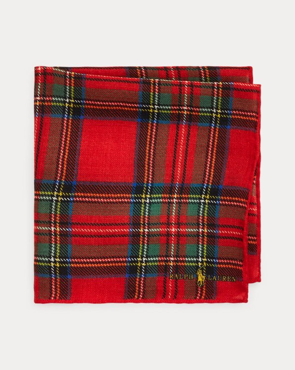 Pochette en laine écossaise