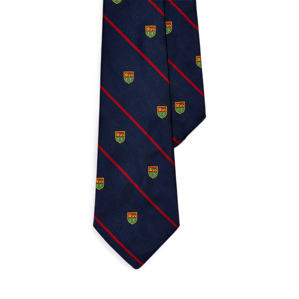 Vintage-Inspired Striped Silk Club Tie Polo Ralph Lauren 1