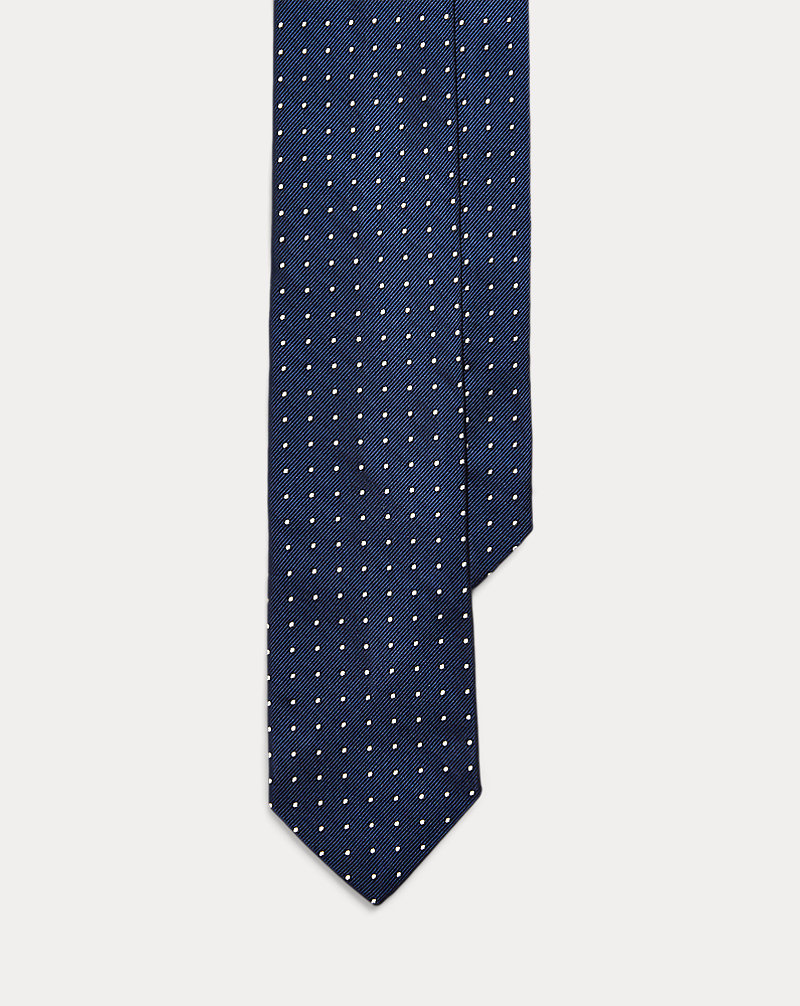 Dot Silk Repp Narrow Tie Polo Ralph Lauren 1