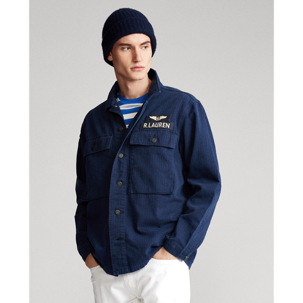 Washed Twill Overshirt Polo Ralph Lauren 1