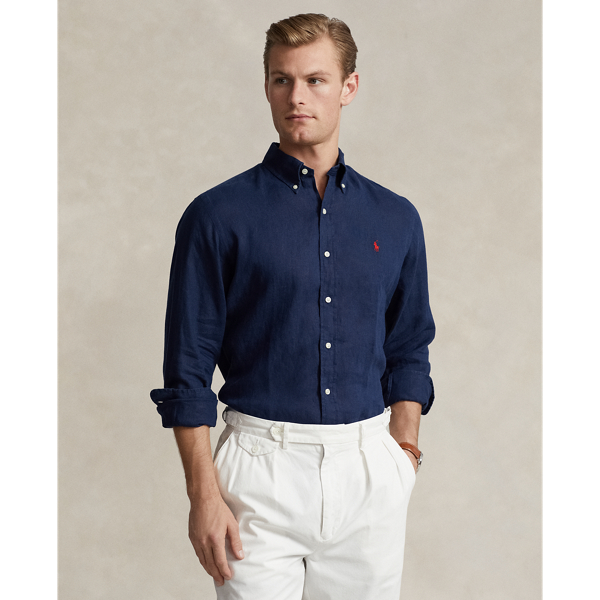 Classic Fit Linen Shirt Polo Ralph Lauren 1