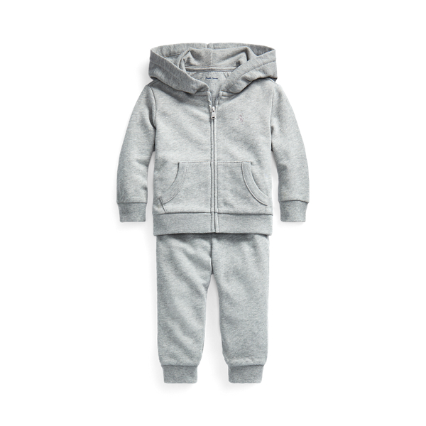 French Terry Hoodie & Trouser Set Baby Boy 1