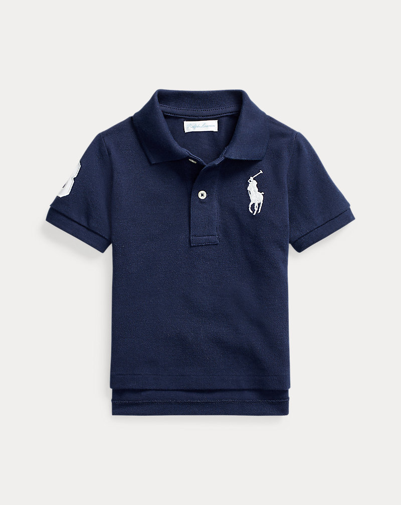 Cotton Mesh Polo Shirt Baby Boy 1