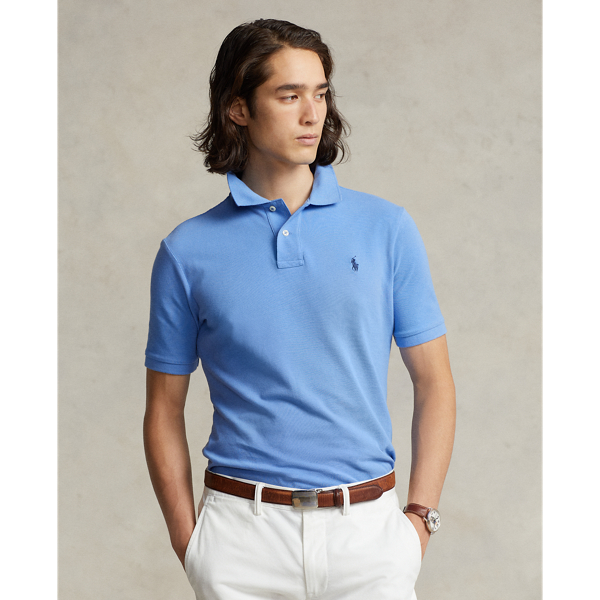 Slim fit mesh Polo-shirt