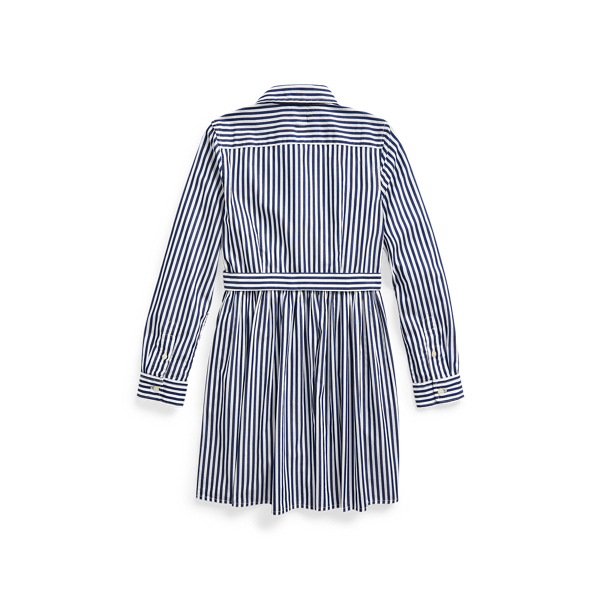 Girls 7-16 Striped Cotton Shirtdress 2