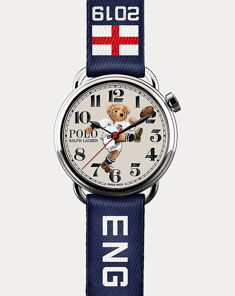 Uhrenarmband mit England Kicker Bear Polo Ralph Lauren 1