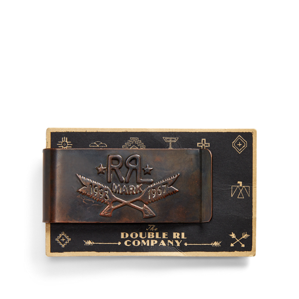 RRL Tooled-Leather Money Clip 3