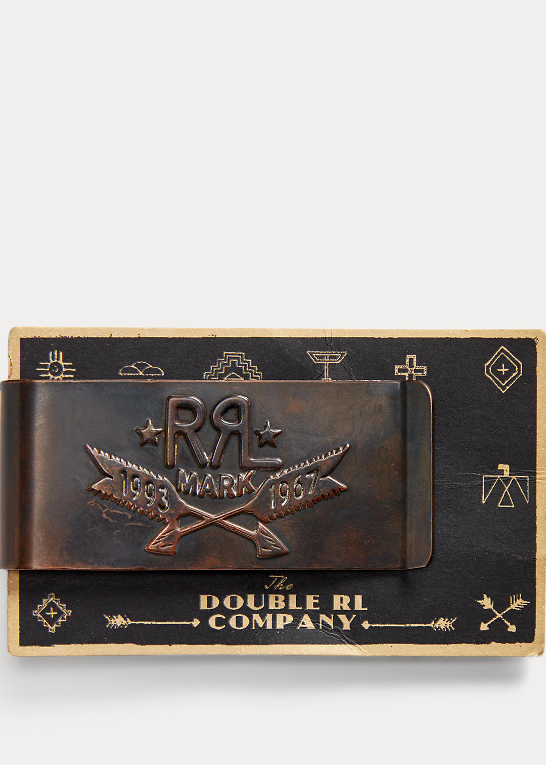RRL Tooled-Leather Money Clip 3