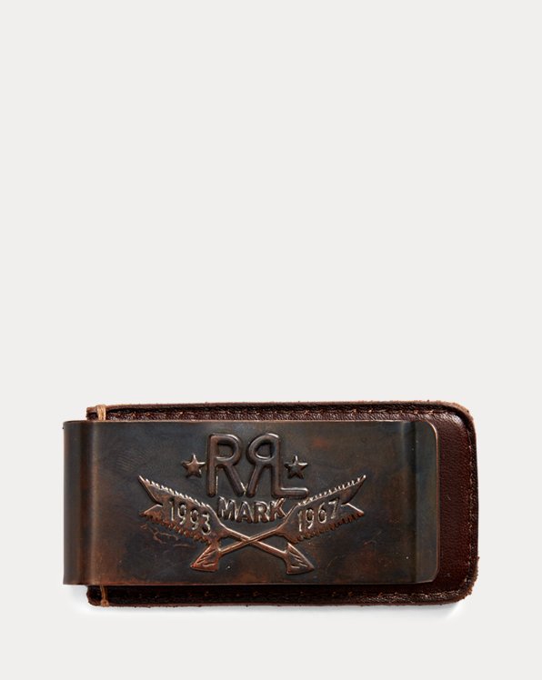 Tooled-Leather Money Clip