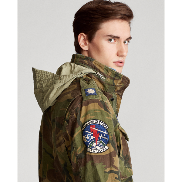 Camo Field Jacket for Men Ralph Lauren IL