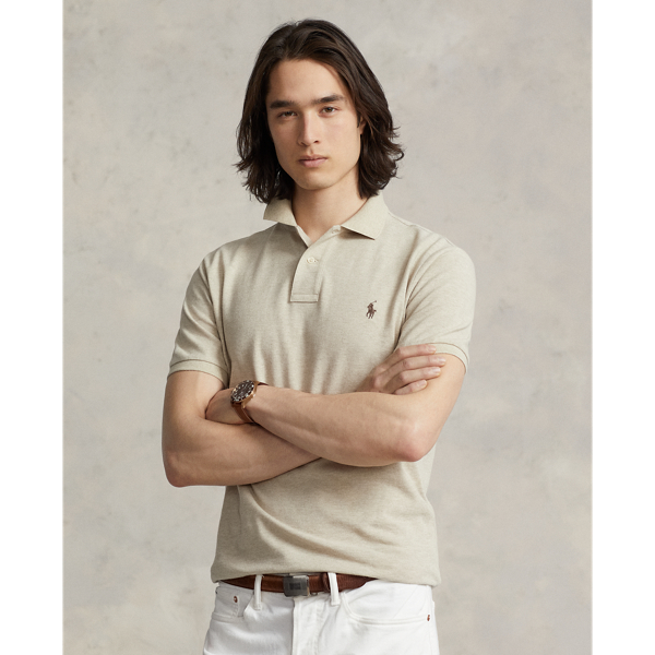 Slim Fit Mesh Polo Shirt