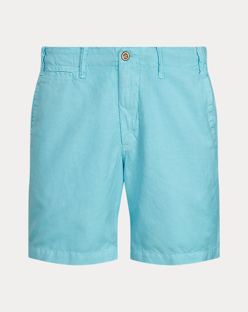 20.3-cm Straight Fit Linen-Blend Shorts Polo Ralph Lauren 1