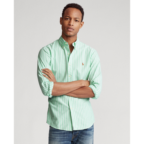 Chemise rayée ajustée pour homme | Ralph Lauren® FR