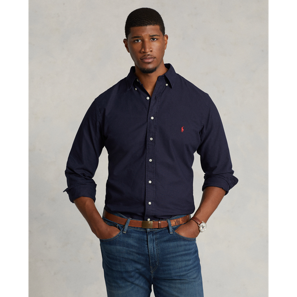 Polo slim best sale fit button down