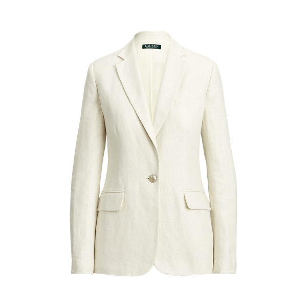 Herringbone Linen Blazer