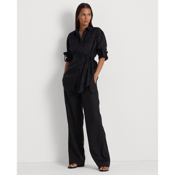 Lauren Belted Linen Shirt 3