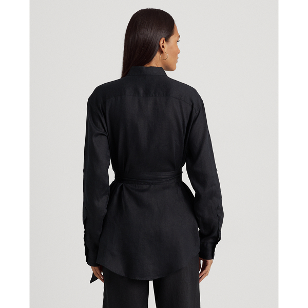 Lauren Belted Linen Shirt 5