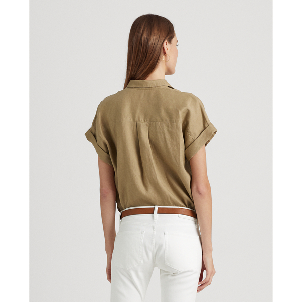 Lauren Linen Short-Sleeve Shirt 4