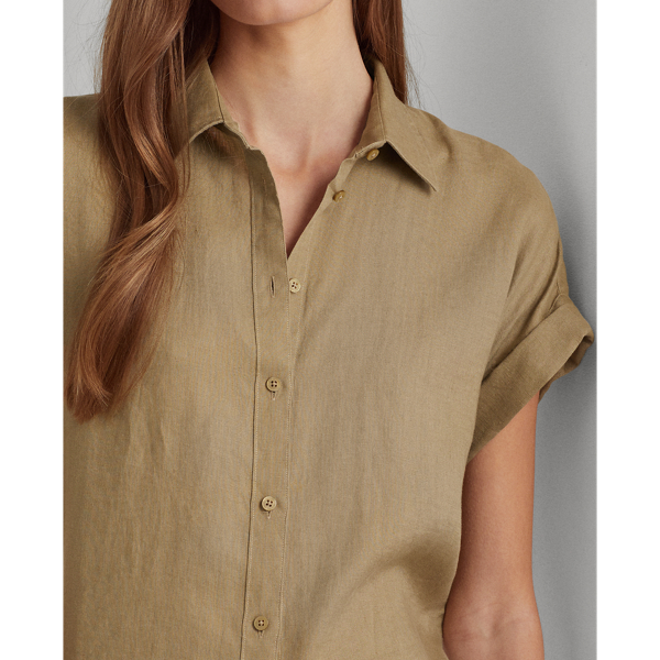 Lauren Linen Short-Sleeve Shirt 5