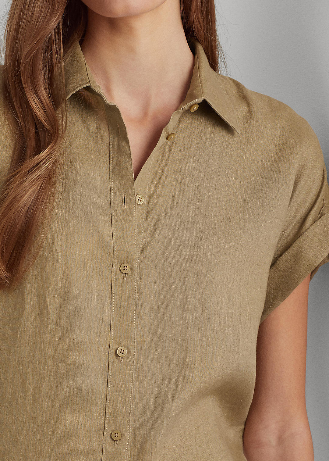 Lauren Linen Short-Sleeve Shirt 5