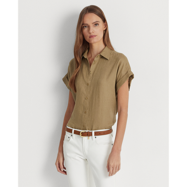 Lauren Linen Short-Sleeve Shirt 6