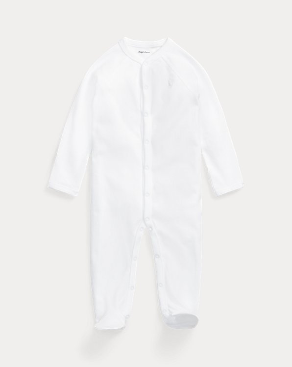 Cotton Interlock Footed Coverall