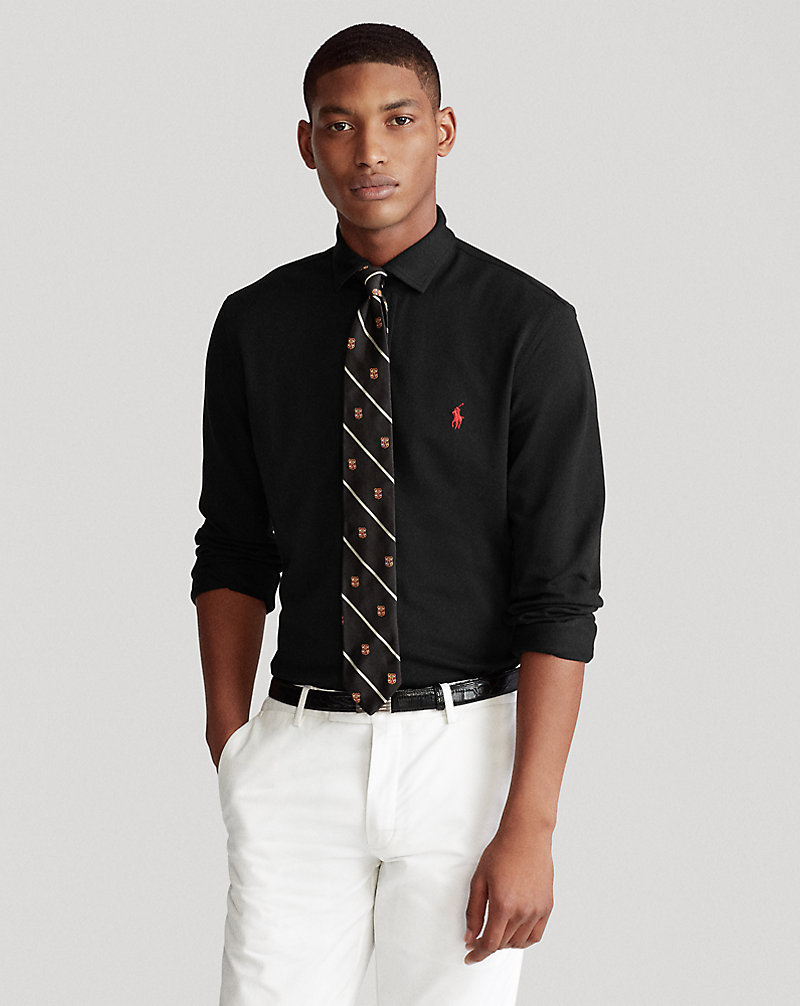 Slim Fit Knit Oxford Shirt Polo Ralph Lauren 1