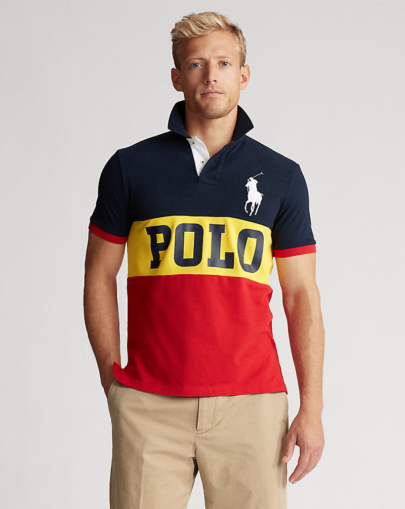 Custom Slim Fit Mesh Polo Polo Ralph Lauren 1