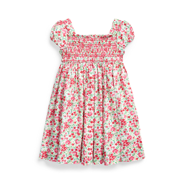 Floral Smocked Cotton Dress GIRLS 1.5-6.5 YEARS 1