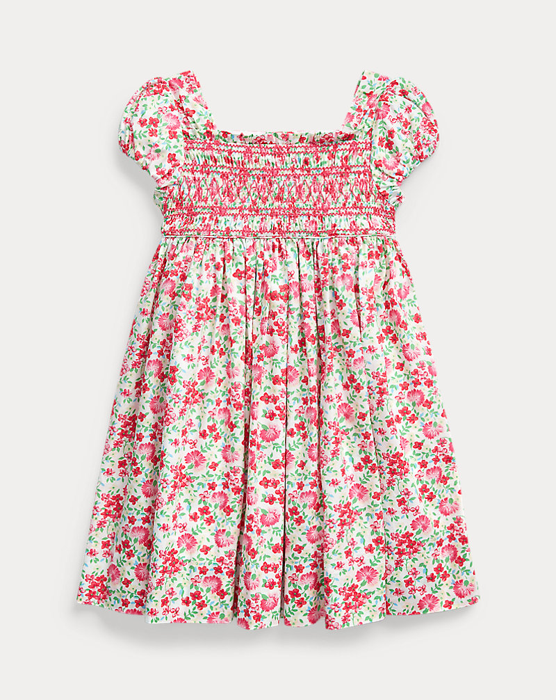 Floral Smocked Cotton Dress GIRLS 1.5-6.5 YEARS 1