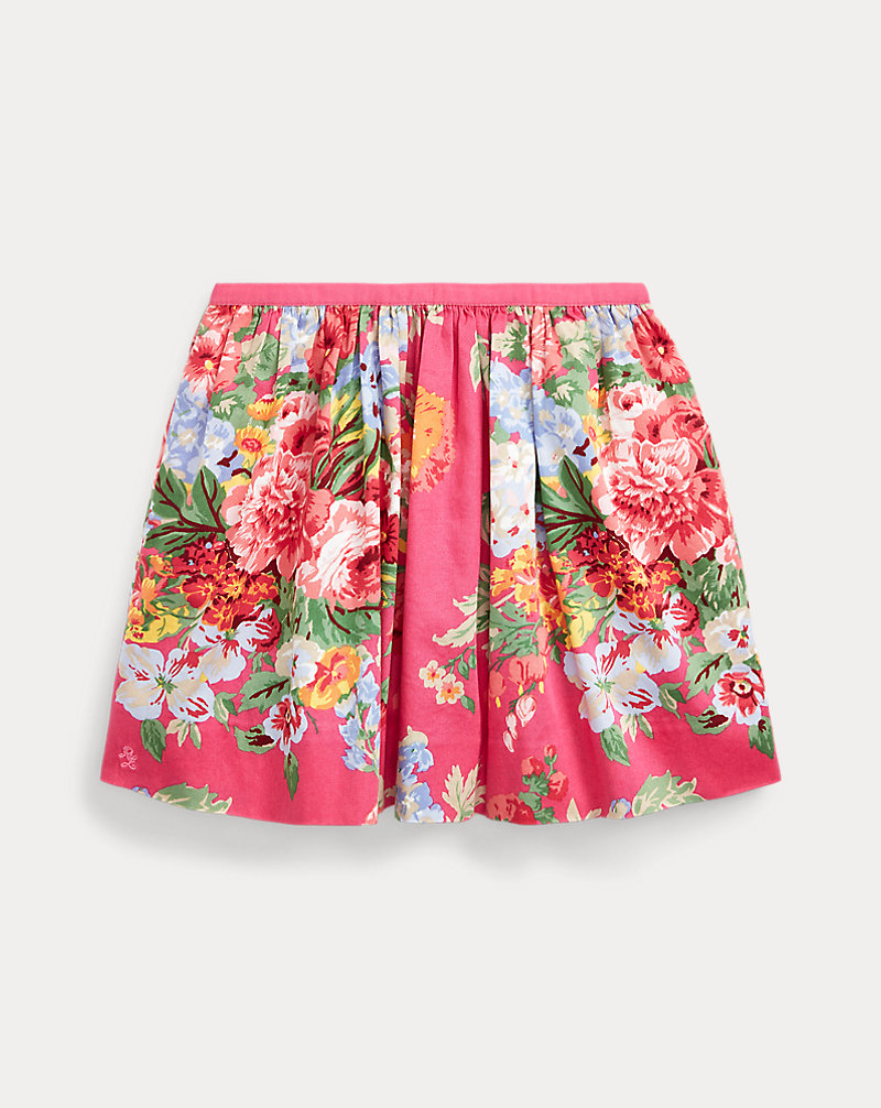 Floral Cotton Sateen Skirt GIRLS 1.5-6.5 YEARS 1