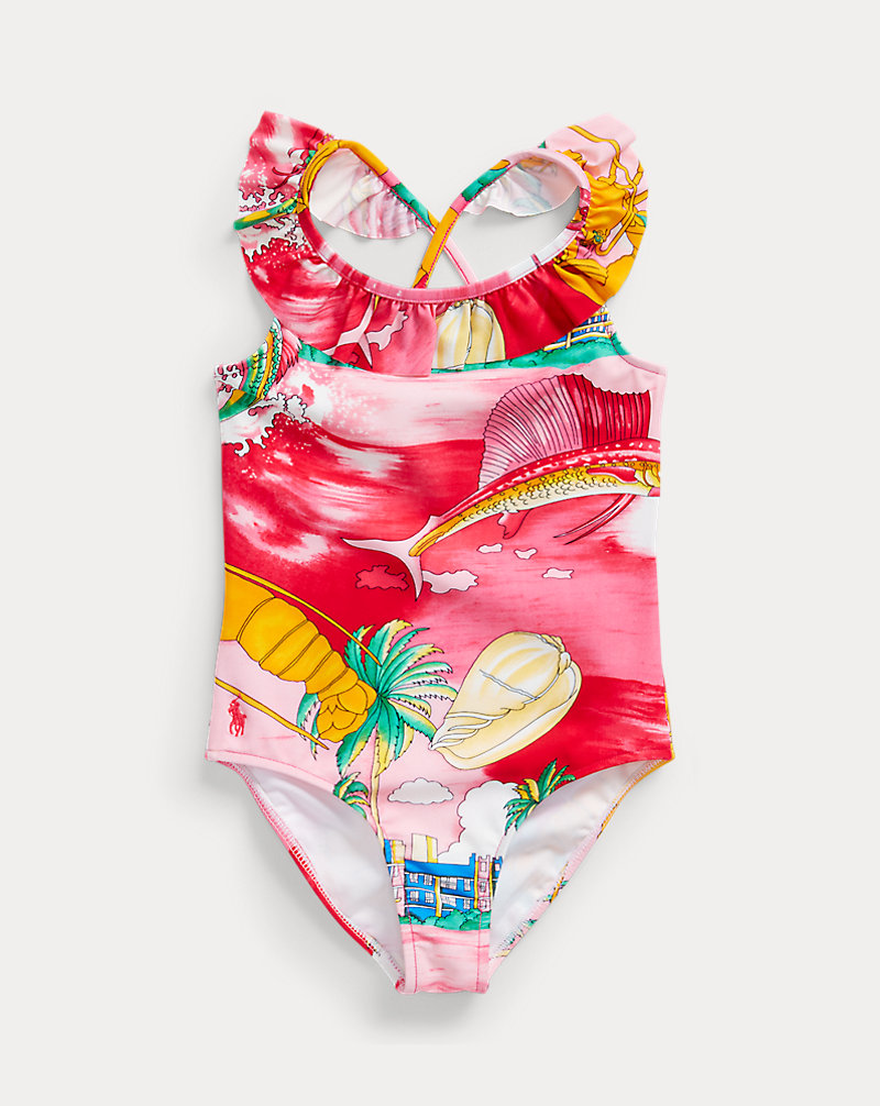 Gingham One-Piece Swimsuit GIRLS 1.5-6.5 YEARS 1