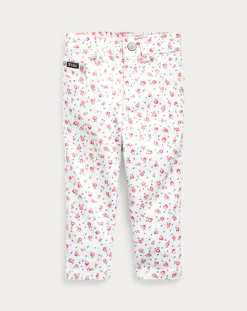 Floral Stretch Jean Baby Girl 1