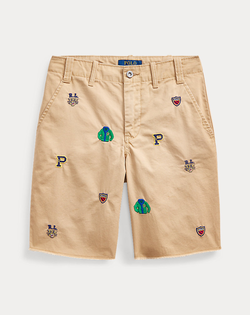 Straight Fit Embroidered Short BOYS 6-14 YEARS 1