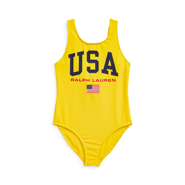 USA One-Piece Swimsuit GIRLS 1.5-6.5 YEARS 1