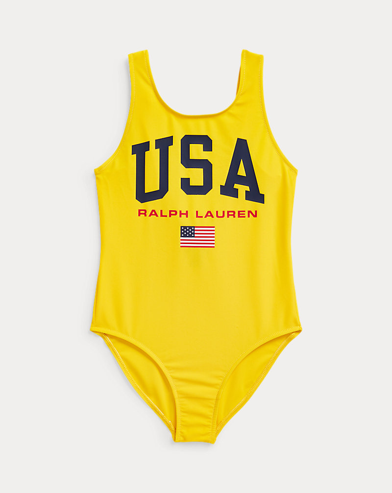 USA One-Piece Swimsuit GIRLS 1.5-6.5 YEARS 1