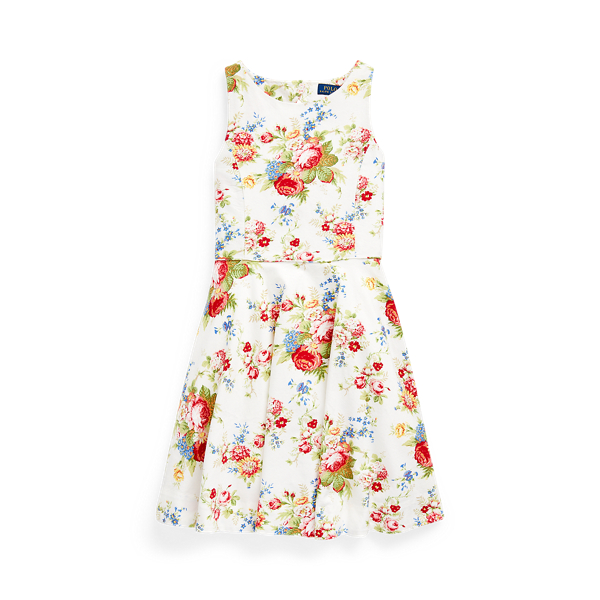Floral Cotton Oxford Dress GIRLS 7-14 YEARS 1