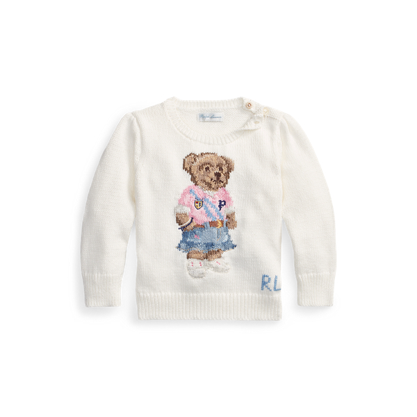 Spring Bear Cotton Jumper Baby Girl 1