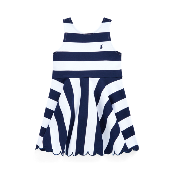 Striped Stretch Ponte Dress GIRLS 1.5-6.5 YEARS 1
